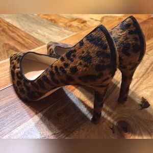 J.Crew Collection Brand New Italian-made Elsie pumps in leopard print